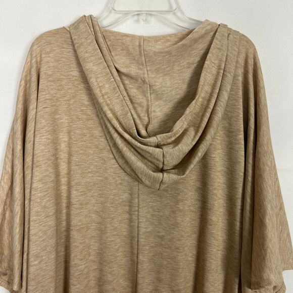 AMANA Womens Top 2X Relaxed Comfort Lounge Casual Stretch Minimalist Neutral - Picture 7 of 10